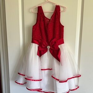 Dillard’s Red and White Kids Dress